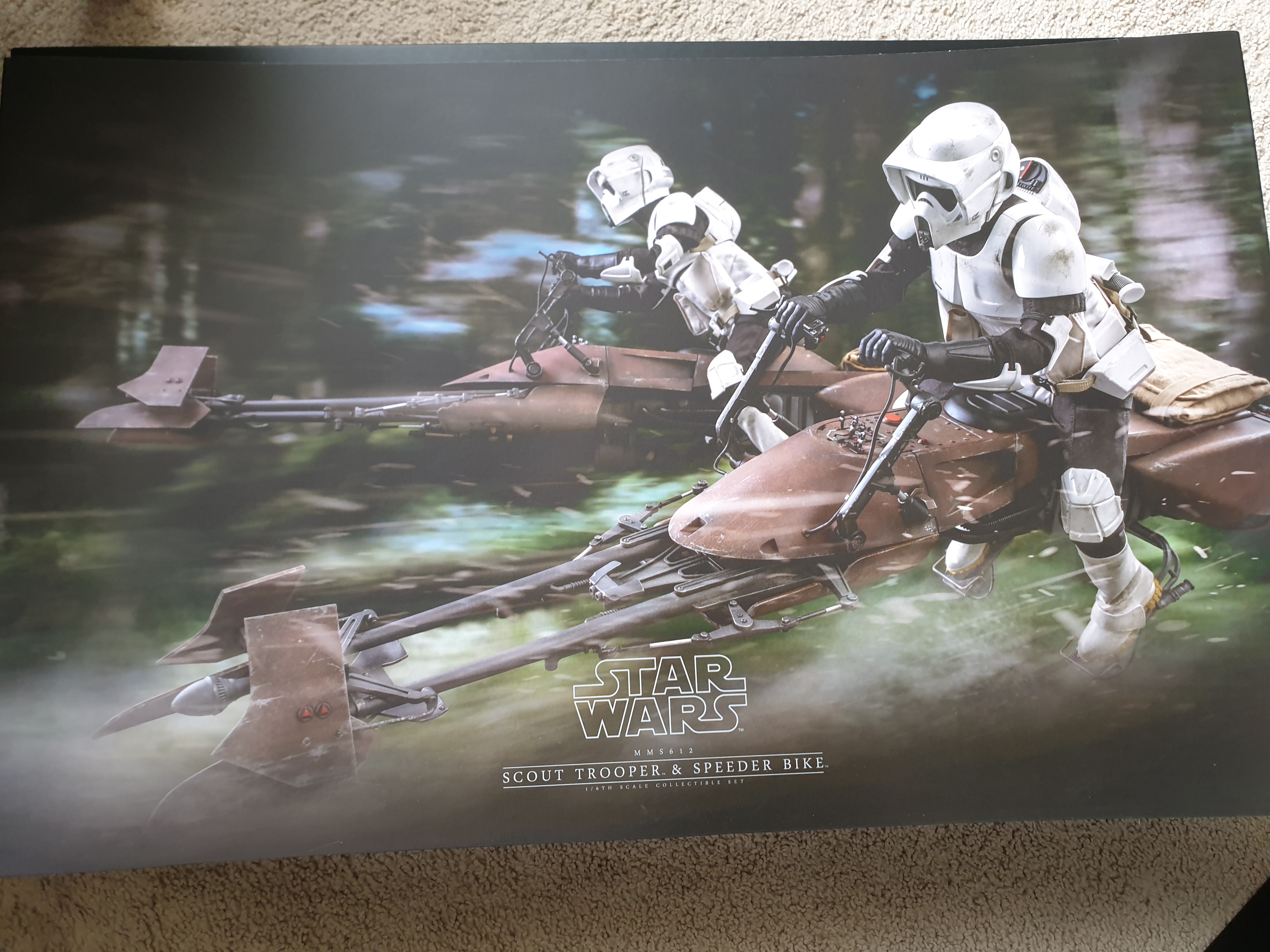 Hot Toys - MMS612 - Return of the Jedi: Scout Trooper and Speeder Bike ...