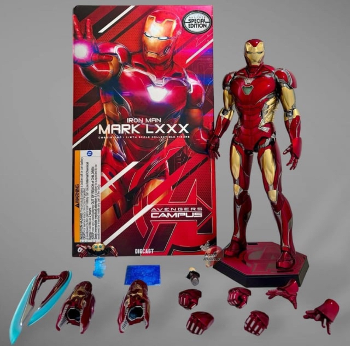 Hot Toys Avengers Campus Iron Mark LXXX ( 80 ) CMS 018 D60