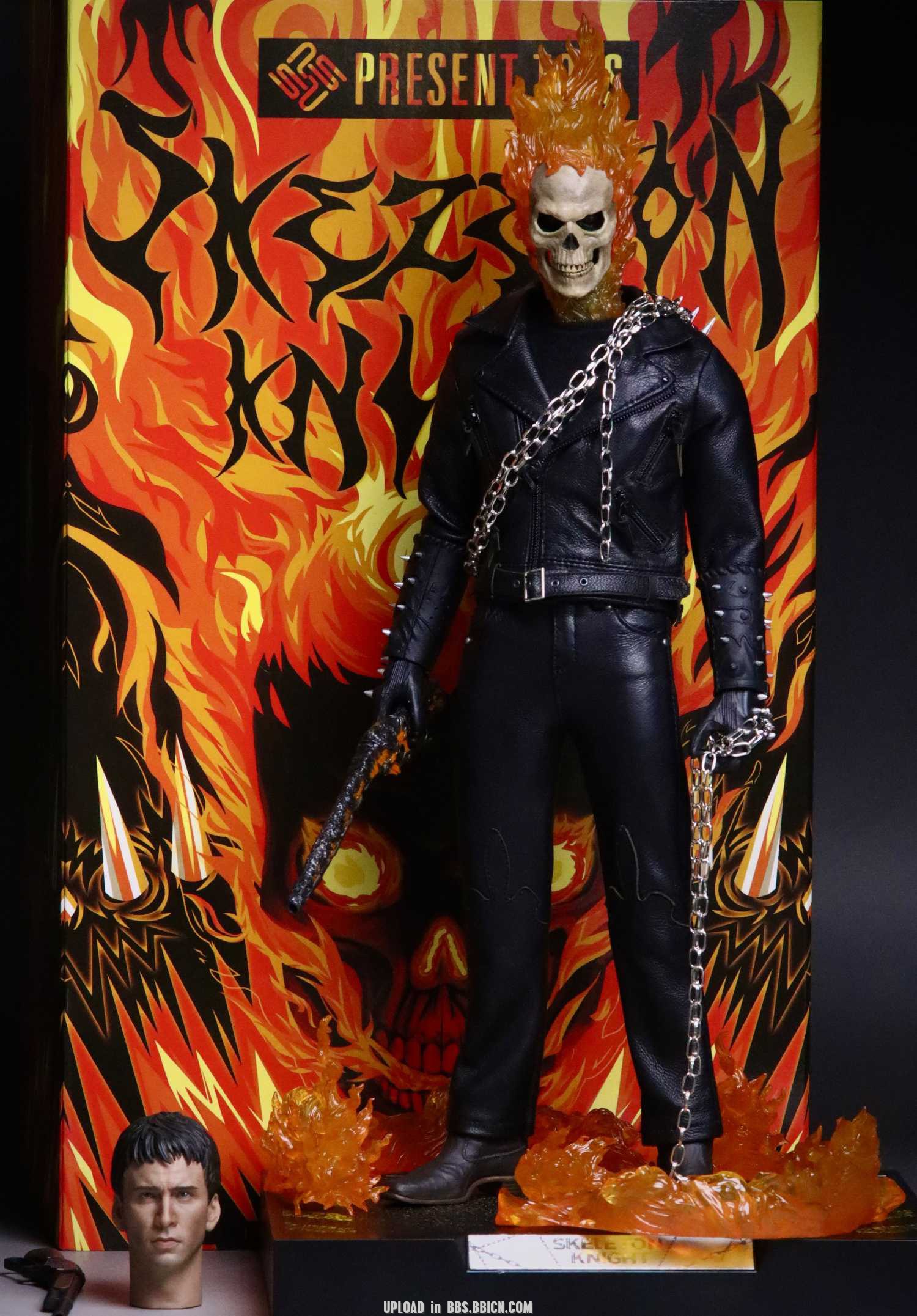 Present Toys - 1/6 PT-59 Skeleton Knight & Motorcycle (Nicholas