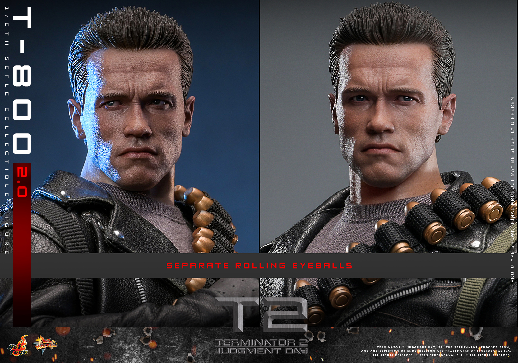 Hot Toys - MMS 795 - Terminator 2: Judgment Day: T-800 (2.0