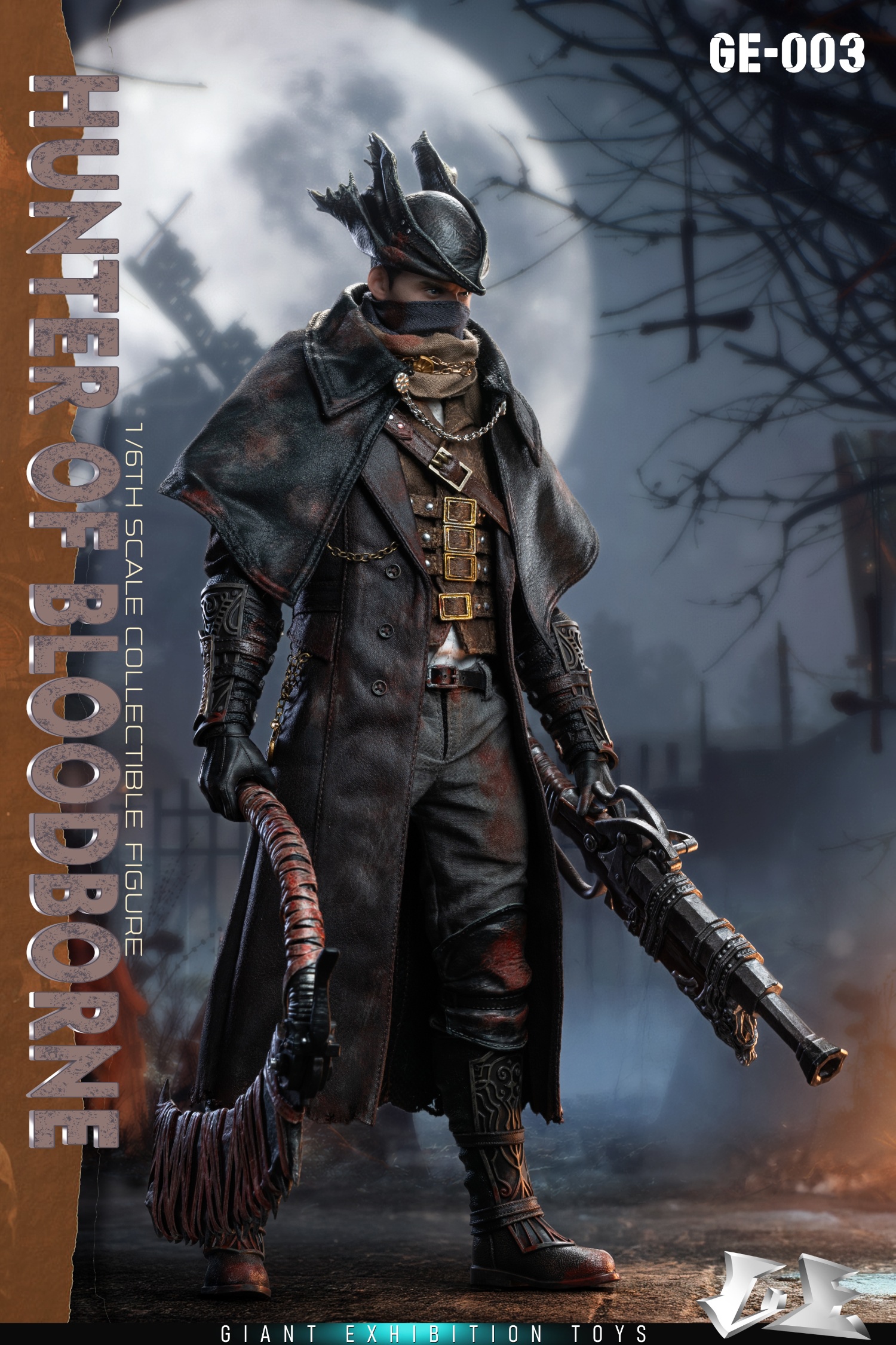 1/6 Giant Exhibition Toys GE-003 Bloodborne Hunter | Collector