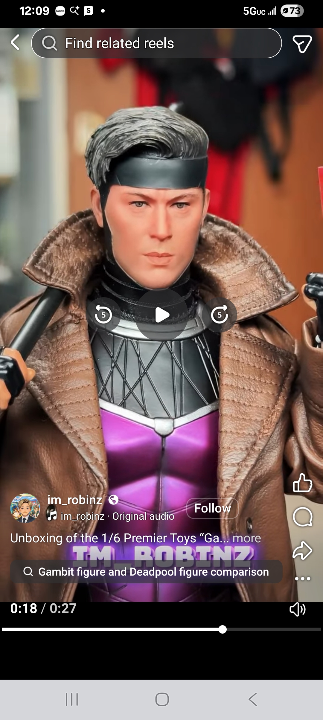 1/6 Premier Toys PT-0016 Card Master (Gambit) | Collector Freaks