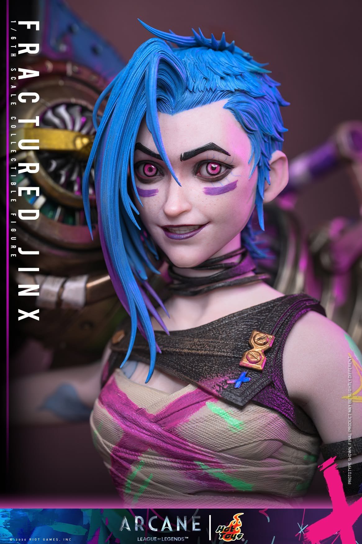 Hot Toys - TMS 183 - Arcane: Fractured Jinx 1/6 Scale Collectible