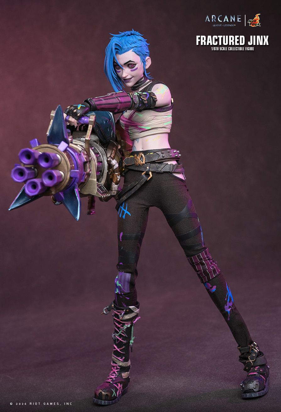 Hot Toys - TMS 183 - Arcane: Fractured Jinx 1/6 Scale Collectible